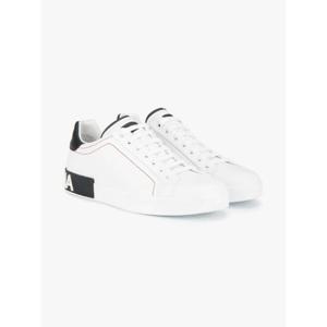 돌체앤가바나 white portofino leather 로우탑 스니커즈 CS1587AH526 TP718983336