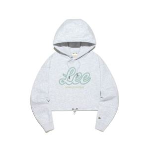 LEE 여성 로고 크롭 후드 B1 LE2501HD60 LG NA