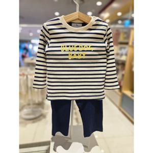 블루독베이비[hu]25.FW NY)골지STRIPE상하세트A 45A70-672-15 상하복 가을겨울 외출복 외출상하복 등원복
