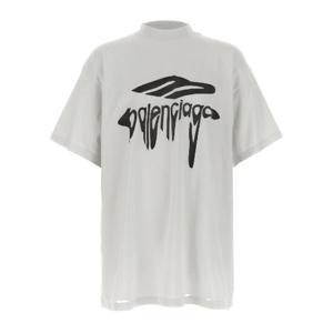 BALENCIAGA 3B Liquefied T-shirt 787349TRVS89081
