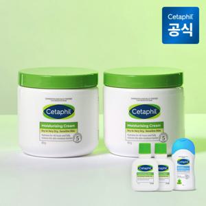 세타필 모이스춰라이징 크림 453g 2개+로션 29ml 2개+바디워시 50ml