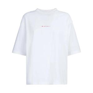 25 SS 마르니 로고 프린트 티셔츠 THJE0263P1USCS8 TP441120442