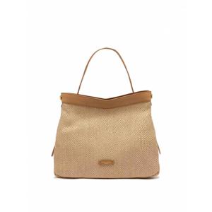 [GIANNI CHIARINI] 라프리마 여성 크로스 바디 가방 Ottavia 더블 핸들 인 우븐 스트로우 패브릭 BS11642CSTTKL0422 라이트 옐로우 /8