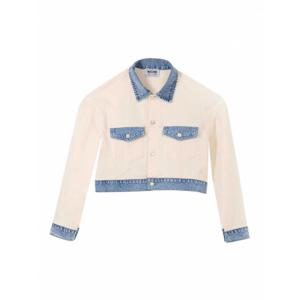 [MOSCHINO] 라프리마 여성 데님 엣지 자켓 50937171463 베이지 /8