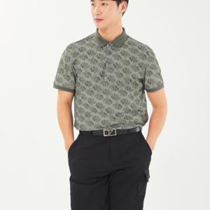[볼빅]남성 골프 전체 DTP 프린트 반팔 티셔츠VMTSO408_KH