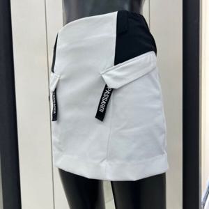 [파사디][경주모다] 오비 극배색 H라인 스커트 P24SSK533X_KJ