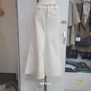 올리비아하슬러 DP01 머메이드 데님 스커트 OHEMSK101