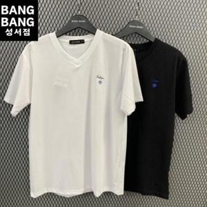 뱅뱅 HC04 여름남성 브이넥 면 기본 무지 반팔티 CTL314