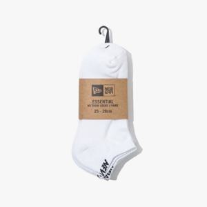 뉴에라양말 GQC 14475420 베이직 노 쇼 삭스 3팩 화이트