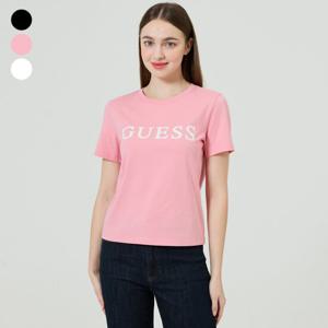 [게스(진)]여성 빅GUESS 프린트 반팔티 YO2K9430