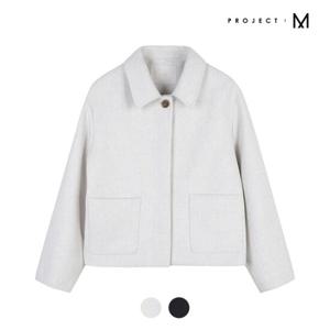 [프로젝트엠][프로젝트엠] 여성 울블렌드 숏 코트_EPD4CC2477