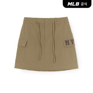 [MLB공식] 25F 베이직 쿠퍼스 카고 미니 스커트 NY (D.Beige) 3FSKB0654-50BGD