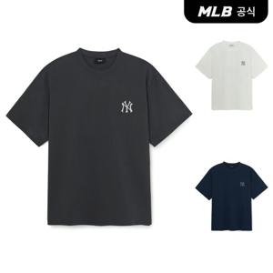 [MLB공식] 25F 빈티지 모노그램 빅럭스 오버핏 반팔 티셔츠 (3 COLOR) 3ATSM0754