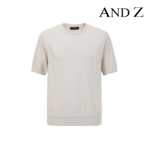 [앤드지]25 S/S 잔조직 라운드넥 반팔 캐주얼 니트 3종 택1 (BZFBD2ER1103)