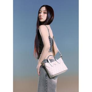 [GUESS]게스진 G WAVE II 패턴 미니 토트 백 화이트(HP2A3A30)
