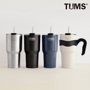 뉴메가 텀블러 900ml+손잡이+스트로우방수뚜껑+스텐빨대