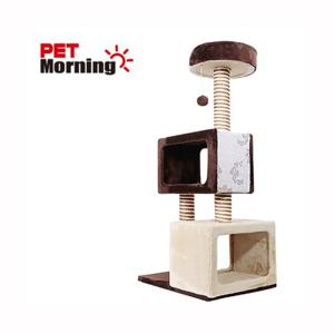 펫모닝 브라운 베이지 오픈형 캣타워 [PMC-CF267]