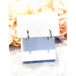 미니골드 14K 10MM 심플 웨이브링 귀걸이 ECPM4083W