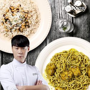 [최현석 쵸이닷]가리비바질페스토파스타 300G + 트러플 버섯 크림리조또 370G 2팩 (총3팩)