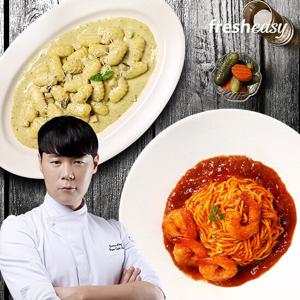 [최현석 쵸이닷]새우토마토파스타 407G 2팩 +바질고르곤졸라뇨끼 270G (총3팩)