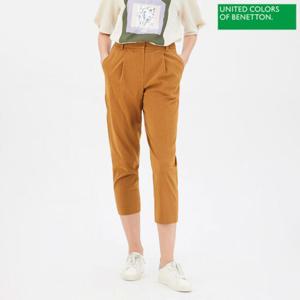 [베네통]베네통 린넨 블렌드 원턱 팬츠 BAPT02941-CA