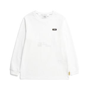 내셔널지오그래픽 키즈 K231UTS910 네오디 스몰로고 L/TEE WHITE