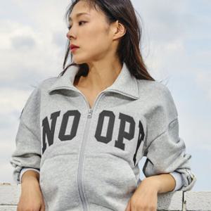 [클라이드앤]스누피 레터링 하이넥 집업 점퍼FNDTS974FA