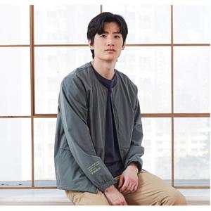 [잔카]남성용 아크쉘 라운드넥 방풍자켓 ZFCCSWJ0061_GN