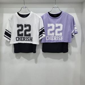 [더데이걸]블록코어 나시세트 반팔 티셔츠TGRA24304