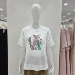 [꼼빠니아]프린트 나그랑 반팔 라운드 티셔츠 CAEU4-WKS900_CJ