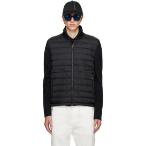 25 FW 몽클레어 남성 블랙 퀼팅 다운 재킷 232111M200016
