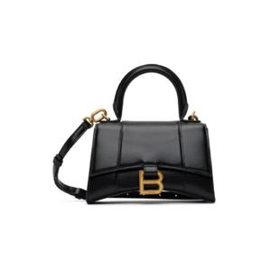 25 FW 발렌시아가 여성 블랙 XS 아워글래스 핸드백 232342F046031