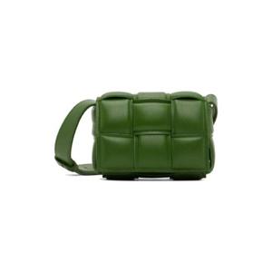 25 FW Bottega Veneta 여성 그린 캔디 카세트 메신저백 231798F048018