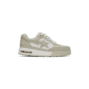 25 FW BAPE 남성 베이지 로드 스타  2 M1 스니커즈 232546M237015