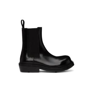 25 FW Bottega Veneta 여성 블랙 파이어맨 첼시 부츠 232798F113005