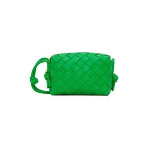 25 FW Bottega Veneta 여성 그린 캔디 루프 숄더백 231798F048040