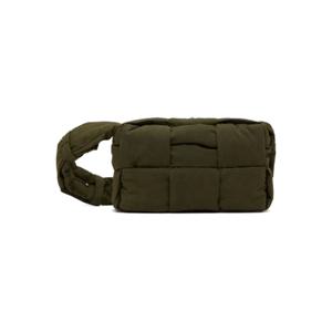 25 SS Bottega Veneta 남성 카키 미디엄 아르코 카메라백 242798M170004