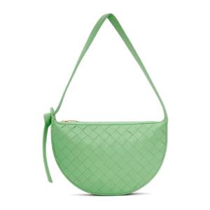 25 FW Bottega Veneta 여성 그린 미니 선라이즈 숄더백 232798F048057