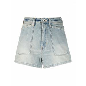 [KENZO] 여성 반바지 하이웨이스트 데님 FD52DS2246B3DY Blue /8