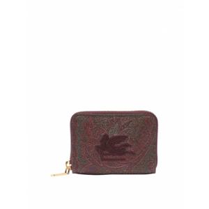 [ETRO] 여성 지갑 purses 지퍼 어라운드 페이즐리 1N08375670600 Dark 레드 /8