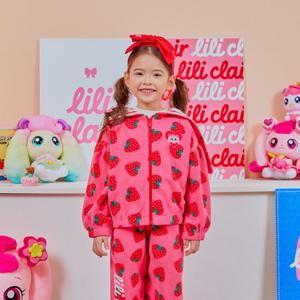 [레노마 이너웨어]티니핑 여아 하츄딸기플리스 후드점퍼RE_0D3TW