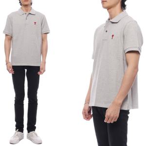 [아미] 24SS 남성 하트 로고 폴로 반팔티셔츠 (UPL001 760 0951 M 24S)