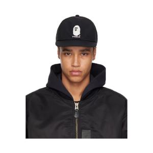 25 FW BAPE 남성 블랙 고어텍스 윈드스토퍼 패널 볼캡 251546M139000