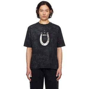 25 FW Thug Club 남성 블랙 Dickies 후프 티셔츠 251220M213013