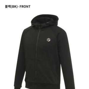 [디즈니골프]남성 심플 로고 기모 후드 집업 (SO4MTW030)