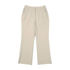 말본골프바지 CQK M4222PPT13BEI 밑단 슬릿 세미 부츠컷 팬츠 BEIGE (WOMAN)
