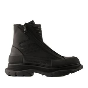 알렉산더맥퀸 트레드 앵클부츠 757712WHYKF1000 BLACK/BLACK/BL
