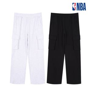 NBA 남녀공용 베이직 스트레이트 카고 트레이닝 팬츠 N252TP051P