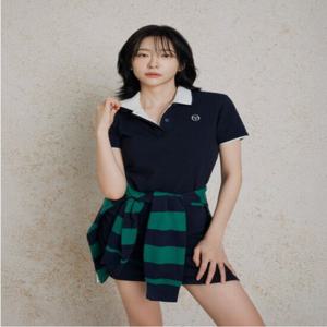 [세르지오타키니]여성 클래식 피케 원피스 (TWOP15054-NYS)