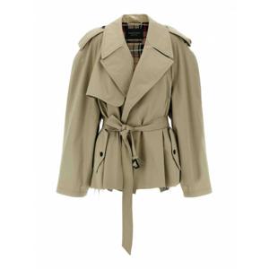 [BALENCIAGA] 여성 트렌치코트 코트 크롭 814615TBP019501 베이지 /8